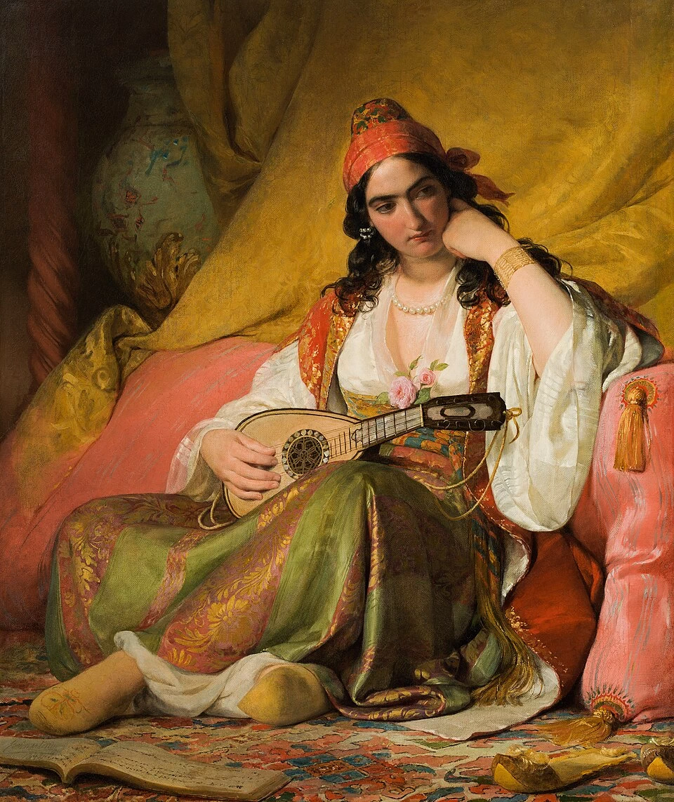 Regina in costume greco (1842)